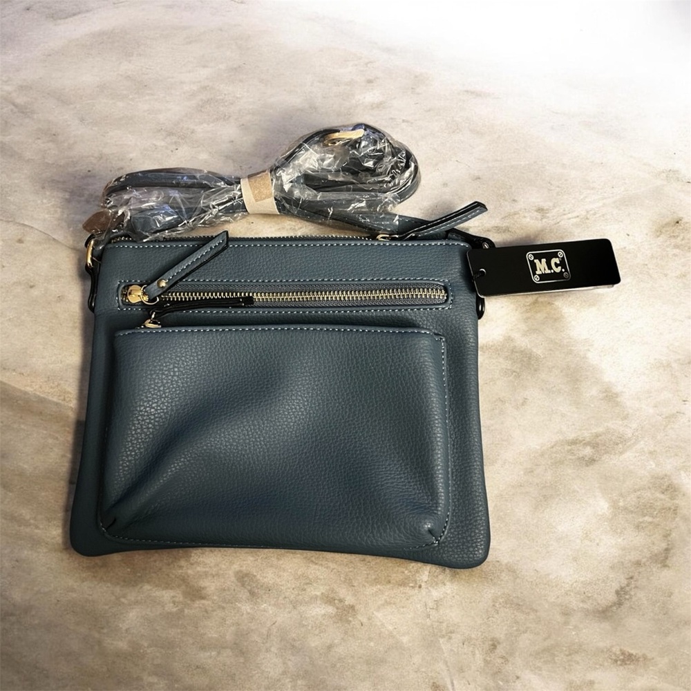 M.C. Blue Crossbody Bag